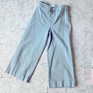 Madewell Emmett Wide-Leg Crop Pants Size 28